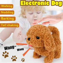 Load image into Gallery viewer, Electronic Robot Dog Paipai Control Kids Plush Toy Sound Control Interactive Bark Stand Walk Electronic Toys Dog For Baby Gifts