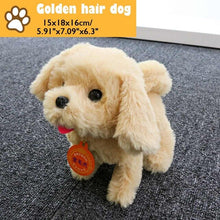 Load image into Gallery viewer, Electronic Robot Dog Paipai Control Kids Plush Toy Sound Control Interactive Bark Stand Walk Electronic Toys Dog For Baby Gifts